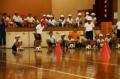 高浜小学校運動会(台風の影響であいにくと朝から雨が降り、体育館での開会となりました。)